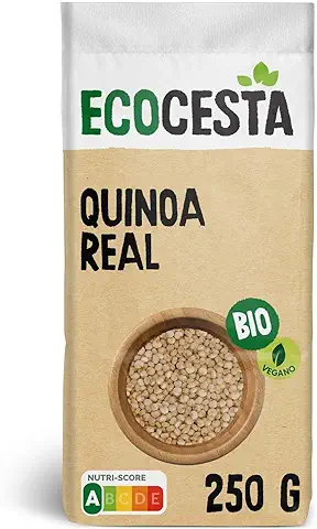 Ecocesta - Quinoa Real Ecológica - 125 g - Ayuda a Controlar tu Peso - Alto Contenido en Fibra y Proteínas - Apto para Veganos - Ideal para Acompañar Comidas  