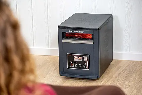 ECODE Calefactor Purificador Eléctrico con Mando y Modo Ahorro en Calefacción. 1500W-750W ECODE Calefactor Purificador Eléctrico con Mando y Modo Ahorro en Calefacción. 1500W-750W