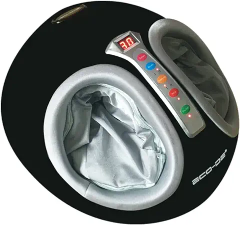 ECODE Masajeador de pies con Sistema Pressing Compresión De Aire Airbags y Calefacción Rolling para Hogar y Oficina ECO-4012  