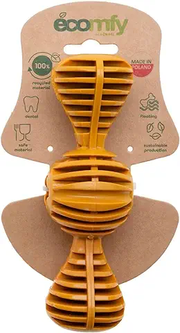 ECOMFY Meaty Mix - Juguetes Masticables Ecológicos para Perros, Dulces de 15 cm, Juguete Masticable Ecológico para Perros, Diversión Duradera, Dispensador Interactivo de Golosinas, Salud Dental,  