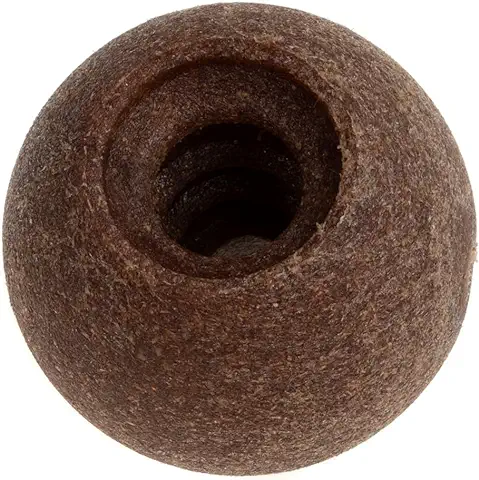 ECOMFY Woody Eco - Juguetes Masticables para Perros, bola de Golosinas de 2.5 Pulgadas, bola de Juguete Ecológica para Perros, bola de Juguetes para Perros, Perfumada, Juguetes Masticables de Larga  