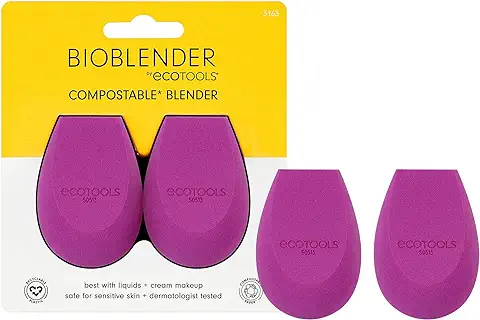 Ecotools Bioblender By Ecotools - Paquete de 2 esponjas para maquillaje líquido y en crema