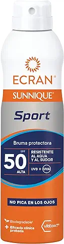 Ecran Sunnique SPORT, Bruma Solar para Deportistas con SPF50 - 250 ml  
