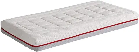 Ecus Kids Colchón De Cuna Ecus Pigü | Colchón Para Cuna Antiplagiocefalia, Bebé Máxima Frescura, Color Blanco Y Gris, 140x70x12 cm, 3900 g  