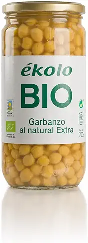 Ekolo Garbanzos Al Natural Bio, 6 Tarros, 700g 4200g  