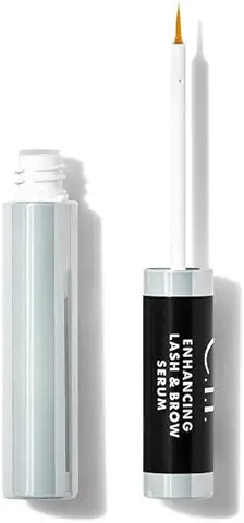 E.l.f Amp'd Suero para Pestañas y Cejas, Fórmula Nutritiva para Pestañas y Cejas de Aspecto más Largo, Vegano y Libre de Crueldad  