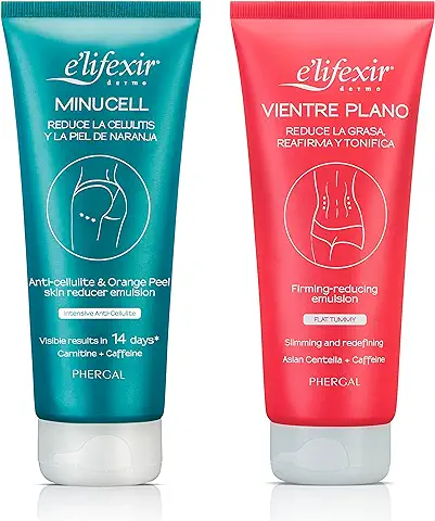 Elifexir Minucell - Crema Anticelulítica Reductora Hidratante | Tensa y Remodela el Contorno Corporal | Reduce Celulitis y Piel de Naranja | Reductor + Hidratante | Reafirmante Corporal - 200ml  
