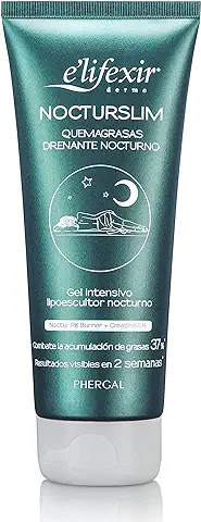 Elifexir Nocturslim – Crema Quemagrasas Intensiva | Gel Reductor Lipoescultor Noche | Drenante, Anticelulítico y Reafirmante Potente | Frescor y Rápida Absorción, 200 ml  
