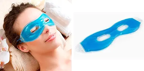 ENERGY01 – Máscara de gel Reutilizable en Caliente o Frío: Ayuda a Calmar los Rostros Burtos, las Ojeras, los ojos Cansados, los Dolores de Cabeza, las Migrañas, etc.  