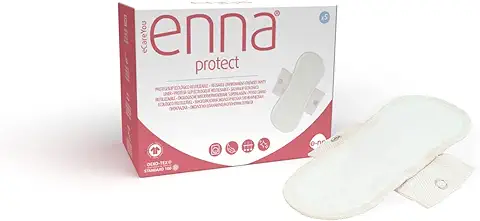 Enna Protect. Protege slip x 5 Unds. Ecológico, Reutilizable, Lavable. De Algodón Orgánico y Bambú. con Tecnología SaniDX Antimicrobiana. Sin Alergias, Irritaciones o Infecciones  
