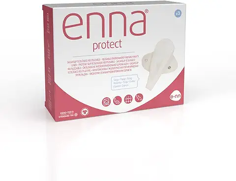 Enna Protect, Protegeslip Tanga Reutilizable Y Ecológico De Bambú Y Algodón Orgánico, 3 Unidad  