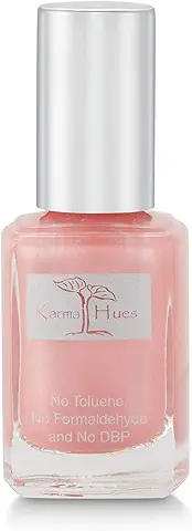 Esmalte de Uñas Natural Orgánico Karma, Pintura de Uñas no Tóxica, Vegana y sin Crueldad (PRIMER BESO)  