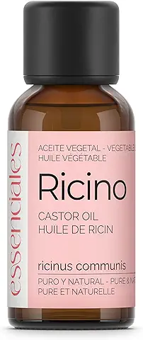 Essenciales - Aceite Vegetal de Ricino (Máxima Calidad), 100% PURO, 30 ml | Aceite Vegetal Ricinus Communis, 1º Presión en Frío  