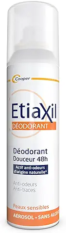 ETIAXIL - Desodorante - Transpiración baja - Axilas - 48h - Aerosol - Fabricado en Francia - 150 ml  