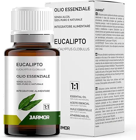 Eucalipto Esencial Aceite | Eucalipto Globulus | 100% puro y Natural, Balsámico - Relajarse - Mejor para Beliza - Aromaterapia - Masaje - spa - Baído - Sauna 10ml  