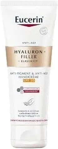 Eucerin - Crema De Manos Hyaluron-Filler + Elasticidad - Antipigmentación Y Antiedad - SPF 30-75 Ml  