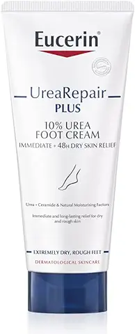 Eucerin Crema para pies UreaRepair Plus, sin Fragancia, 100 ml, el Embalaje Puede Variar.  