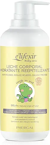 E'lifexir Baby Care - Leche Corporal Hidratante | Reduce Picores y Rojeces | Hipoalergénica | 99% de Ing. Naturales | Calma y Relaja | 400 ml  