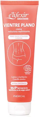 E'LIFEXIR Natural Beauty Vientre Plano. Crema Reductora Reafirmante Abdomen.150ml  