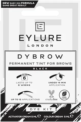 Eylure Dybrow - Kit de Tinte para Cejas, Negro  