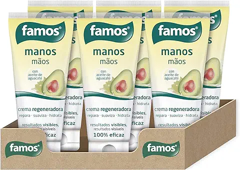 Famos Crema De Manos Regeneradora Pack 6 Unidades 600 ml  