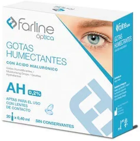 Farline GOTAS OCULARES HUMECTANTES CON ACIDO HIALURONICO AL 0,2% 20 UNIDOSIS  