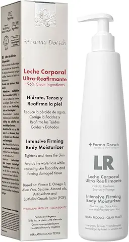 FARMA DORSCH - Leche Corporal Reafirmante Premium (Todo Tipo De Piel) Reafirma. Crema Hidratante, Reafirmantes | Crema Reafirmante Corporal piel seca | Cremas Resultados en 15días. Body milk 400ml  