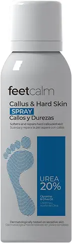 Feetcalm - Crema para Pies y Piernas. Tratamiento Pieles Secas. Alivia Síntomas de Pies y Piernas Cansados. (Spray Callos y Durezas 75 ml.)  