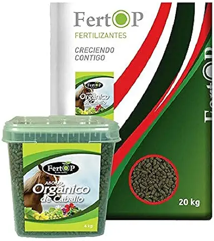 FERTOP Abono Ecológico Orgánico de Caballo en Pellets, 20 kg  