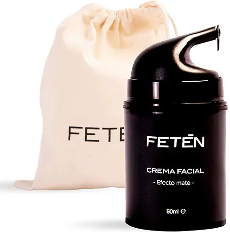 FETEN - Crema Antiarrugas Hombre Cara - Crema Hidratante Facial Hombre con Acido Hialuronico - Crema Facial Antiedad Hombre - Crema Facial Antiarrugas - 50 ml.  