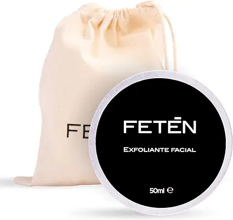 FETEN - Exfoliante Facial Hombre - Limpiador Facial - Puntos Negros Limpiador - Gel Limpiador Facial Piel Grasa - Crema Facial Hombre - Crema Hidratante Facial Hombre - Crema Facial Hombre - 50 ML  