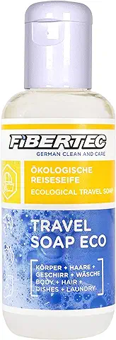 FIBERTEC Travel Soap Eco Jabón de Viaje, Unisex Adulto  