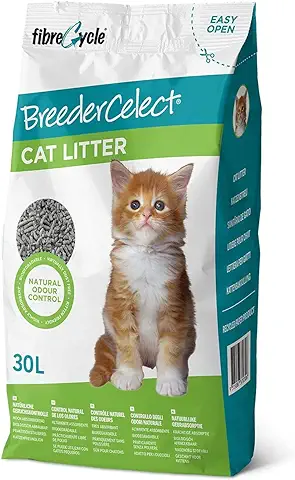 FIBRECYCLE Lecho de Papel Reciclado BreederCelect para Gatos  