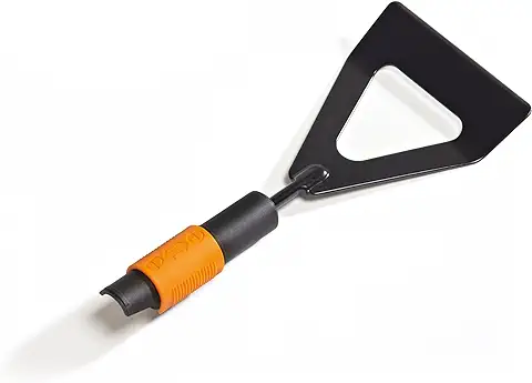 Fiskars Azada Ergonómica, Cabezal de Herramienta QuikFit, Largo: 12,5 cm, Cabeza de Acero al Boro, Negro/Naranja, QuikFit, 1000676  