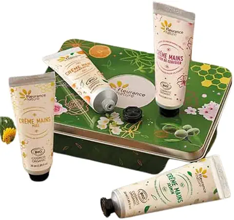 Fleurance Nature Cofre Crema De Manos Verde 4 Cremas 1 Unidad 300 g  