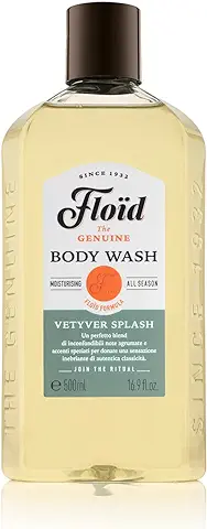 Floid Vetyver Splash Body Wash (500 ml), gel de Ducha que Limpia, Hidrata y Purifica la piel sin Resecarla, gel de Baño Nutritivo de Agradable Aroma  