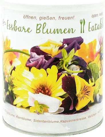 Flores Comestibles, Mezcla de Flores de Colores, set de Cultivo con 7 Variedades de Amigos para Abejas.  