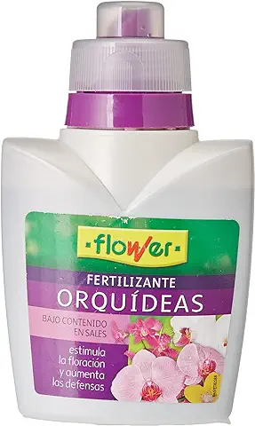 Flower Abono Líquido Orquídeas 300 ml, Estimula Floración, Aumenta Defensas, Vitamina K3, Bajo en Sales, Fertilizante Universal para Cítricos, Limoneros y Mandarinas, Multicolor  