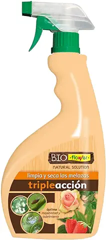 Flower - Bioflower Insecticida Fungicida | Listo Uso | Triple Acción | Solución Natural para Limpiar y Secar Melazas | Ecológico, Multicolor  