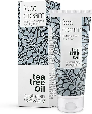 Foot Cream de Australian Bodycare, 100 ml | Removedor de Durezas para Hombres y Mujeres | Hidratante para pies muy Secos y Agrietados, con 10% de urea | Con Aceite de árbol del té Australiano  