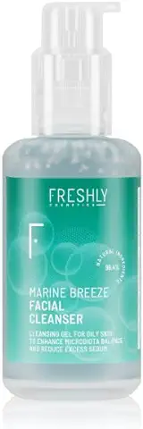 Freshly Cosmetics Limpiador Facial con ácido Salicílico para piel Grasa y con Acné Marine Breeze, 100ml  