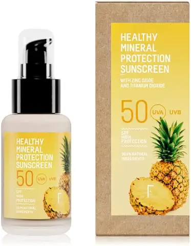 Freshly Cosmetics Protector Solar SPF 50 con Filtros Físicos Healthy Mineral, 50ml  