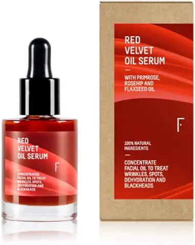 Freshly Cosmetics Sérum Hidratante Facial de Noche. 100% Natural con Aceite de rosa Mosqueta y Otros 14 Aceites Vegetales Orgánicos, 30 ml  