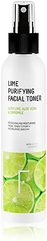Freshly Cosmetics Tónico Facial para Equilibrio pH y Cerrar Poros Lime Purifying Facial Toner, 150 ml  