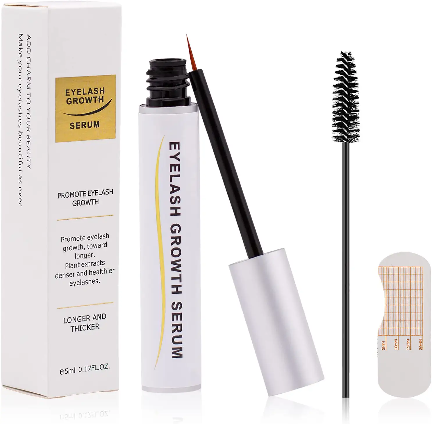 Serum Pestañas,Sérum Crece Pestañas 5ml, Crecimento Pestañas y Crecimiento Cejas, Alargador de Pestañas  