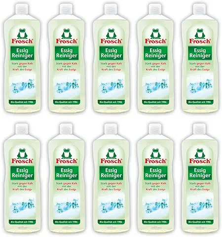 Frosch Essig - Limpiador de Vinagre, Paquete de 10 x 1 L  