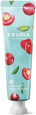 FRUDIA. My Orchard Crema Manos. Extracto de Cerezas. Hidratante y Nutritiva. Calma la Piel. Aroma a Frutas. Textura Cremosa. Sin Sensación Pegajosa. Contenido 30 gr.  