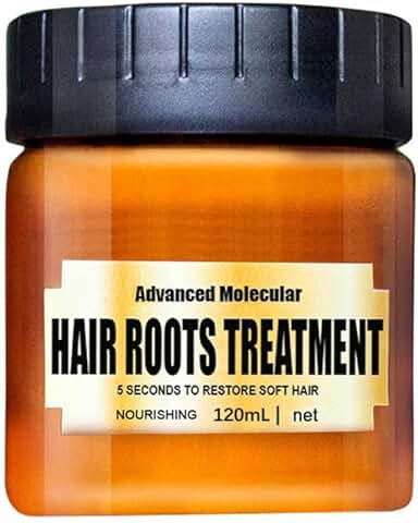 Fulltime (TM) Advanced Molecular Hair Roots Treatment, Keratina Tratamiento para el Cabello Mascarilla Acondicionador Nutritivo, Reparaciones Daños Cabello Raíz del Cabello (B)  