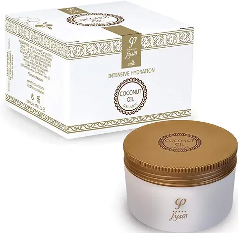 Fysio Aceite de coco Virgen Extra Orgánico para piel Enriquecido con cera de Abejas, Aceite de Oliva, Argán y Jojoba 200ml  