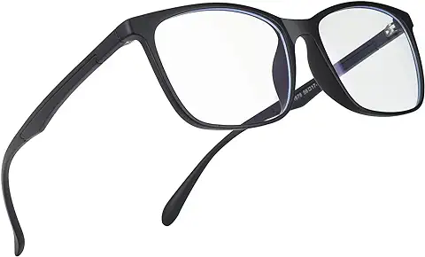 Gafas Filtro Luz Azul Ordenador, Gafas Gaming Proteccion Azul Gafas de Lectura, Gafas sin Graduar Gafas Vista Cansada Hombre Mujer para Protege Ojos de Luz Azul de Ordenador/Móvil/Video Juegos  